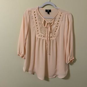 Lightweight, Sheer Top by iZ Byer